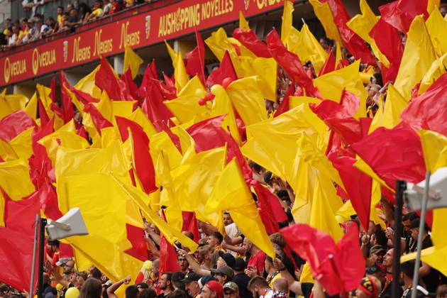 FOOTBALL : RC Lens vs Olympique Lyonnais - Ligue 1 J1 - 16 08 2025 Ambiance supporters de Lens lors du match RC Lens vs Olympique Lyonnais, Ligue 1 J1, stade Bollaert-Delelis, le 16 août 2025 - photo Laurent Sanson PsnewZ Copyright: xLaurentxSANSONx xPsnewZx