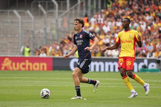 FOOTBALL : RC Lens vs Olympique Lyonnais - Ligue 1 J1 - 16 08 2025 Tyler Scott MORTON (Olympique Lyonnais) lors du match RC Lens vs Olympique Lyonnais, Ligue 1 J1, stade Bollaert-Delelis, le 16 août 2025 - photo Laurent Sanson PsnewZ Copyright: xLaurentxSANSONx xPsnewZx