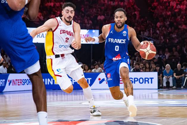 Basketball, International match, France - Spain