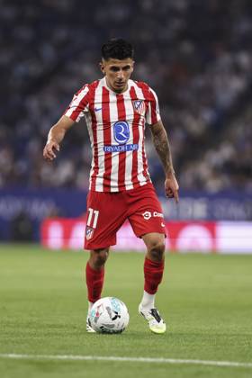 August 17, 2025, Cornella, Barcelona, SPAIN: Thiago Almada of Atletico de Madrid in action during the Spanish league, La Liga EA Sports, football match played between RCD Espanyol and Atletico de Madrid at RCDE Stadium on August 17, 2025 in Cornella, Barcelona, Spain. Cornella SPAIN - ZUMAa181 20250817_zaa_a181_162 Copyright: xJavierxBorregox