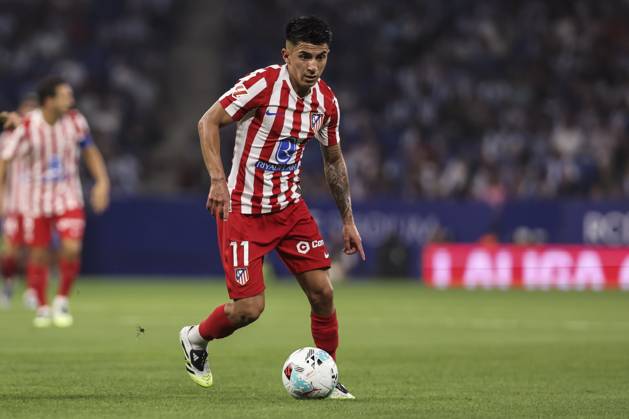 August 17, 2025, Cornella, Barcelona, SPAIN: Thiago Almada of Atletico de Madrid in action during the Spanish league, La Liga EA Sports, football match played between RCD Espanyol and Atletico de Madrid at RCDE Stadium on August 17, 2025 in Cornella, Barcelona, Spain. Cornella SPAIN - ZUMAa181 20250817_zaa_a181_163 Copyright: xJavierxBorregox