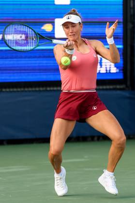 US Open 2025 Katarzyna Kawa during US Open 2025 qualifying tournament in New York USA on 18 August 2025. New York USA  Copyright: xFotoxOlimpikx originalFilename:jastrzebowski-usopen20250818_npH71