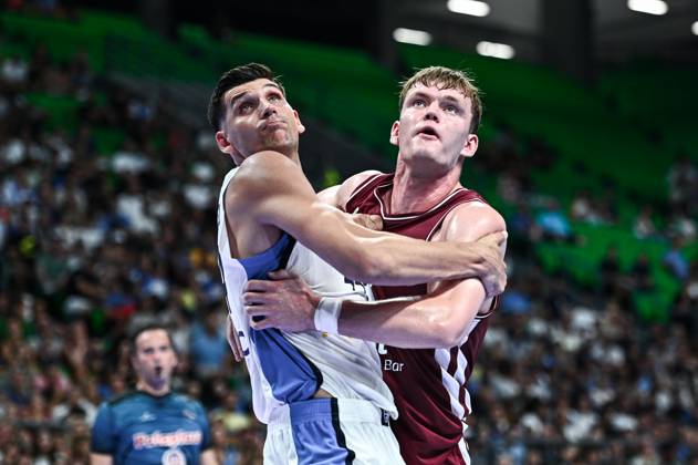 Basketball, International match, Greece - Latvia