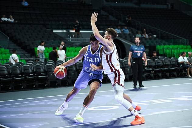 Basketball, Test match, Italy - Latvia