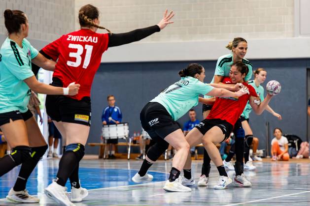Handball, Women, Test match, Thüringer HC - BSV Sachsen Zwickau