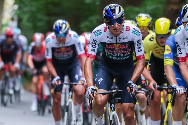 Cycling UCI ProSeries Men Elite LIDL Deutschland Tour 2025 Stage 2 Herford Arnsberg on 22 08 2025 Florian Lipowitz RED BULL BORA HANSGROHE xJRx