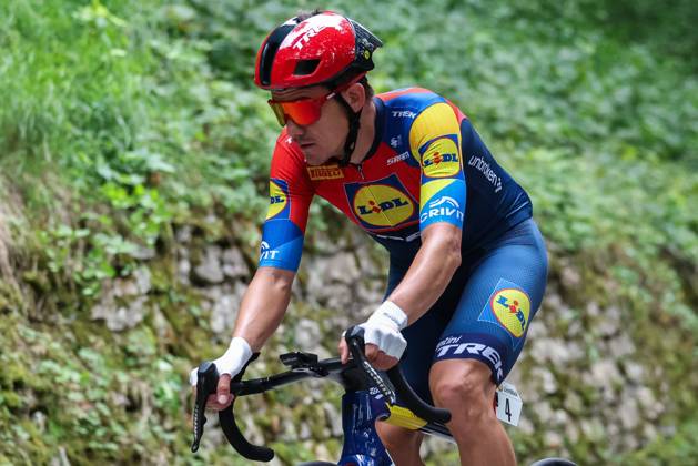 Cycling UCI ProSeries Men Elite LIDL Deutschland Tour 2025 Stage 2 Herford Arnsberg on 22 08 2025 Patrick Konrad LIDL Trek xJRx
