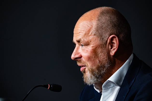 2025 08 22 xVVx Soccer 1 Bundesliga Eintracht Frankfurt season kick-off press conference with CEO Axel Hellmann v l , Indeed Frank Hensgens DFL DFB REGULATIONS PROHIBIT ANY USE OF PHOTOGRAPHS as IMAGE SEQUENCES and or QUASI VIDEO Copyright: JoaquimxFerreira