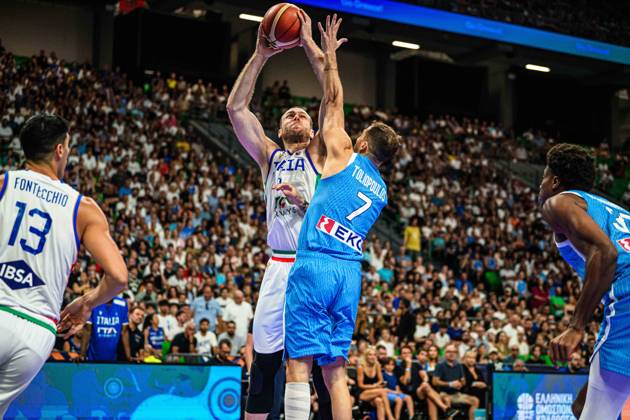 Basketball, International match, Greece - Italy