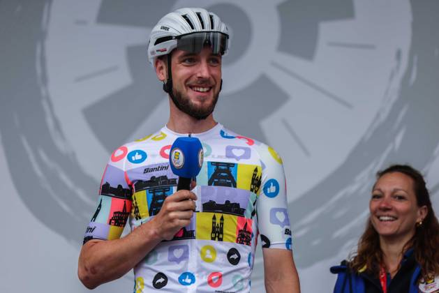 Cycling UCI ProSeries Men Elite LIDL Deutschland Tour 2025 Stage 3 Arnsberg Kassel on 23 08 2025 Jonas Rutsch INTERMARCHE WANTY in Community Jersey xJRx