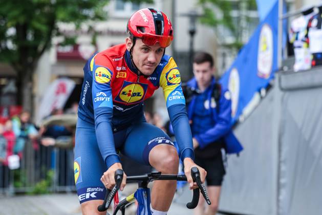 Cycling UCI ProSeries Men Elite LIDL Deutschland Tour 2025 Stage 3 Arnsberg Kassel on 23 08 2025 Patrick Konrad LIDL Trek xJRx