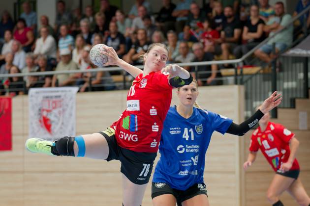 Handball, Women, DHB Cup, SV Union Halle-Neustadt - HC Leipzig