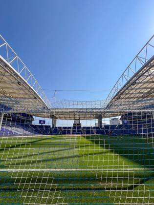Portugal, Porto, 2025 08 24 xJFx 3 Matchday Liga Portugal Betclic, FC Porto Casa Pia AC v l , interior view Estadio do Dragao, goal view Copyright: JoaquimxFerreira