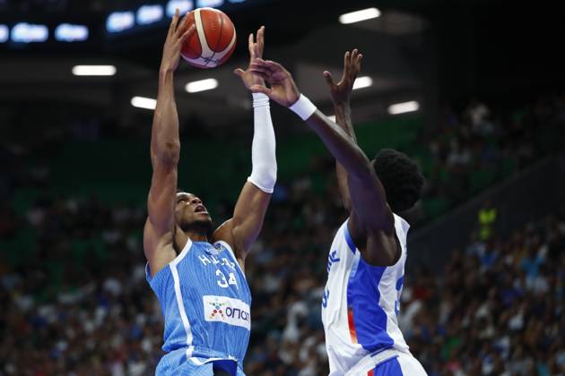 Basketball, International match, Greece - France