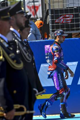 MOTO - MOTO GP - HUNGARY GRAND PRIX 2025 OLIVEIRA Miguel (prt), Prima Pramac Racing, Yamaha YZR-M1, portrait during the 2025 MotoGP Michelin Grand Prix of Hungary, on the Balaton Park circuit, from August 22 to 24, 2025 in Balatonfokajar, Hungary - BalatonfőkajarHungary Copyright: xGIGIxSOLDANOx