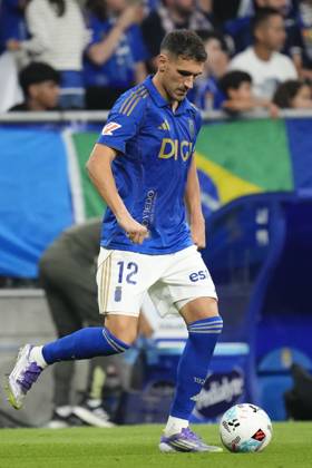 Real Oviedo v Real Madrid CF - LaLiga EA Sports Dani Calvo centre-back of Oviedo and Spain during the La Liga EA Sports match between Real Oviedo and Real Madrid CF at Carlos Tartiere on August 24, 2025 in Oviedo, Spain. Oviedo Spain Copyright: xJosexBretonx originalFilename:bretonhernandez-realovie250824_np3nf