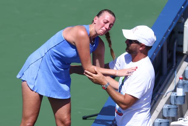 Tennis, US Open, Tag 2, Petra Kvitova verliert Erstrundenmatch und beendet Karriere