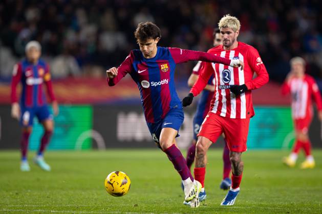 FC Barcelona, Barca v Atletico de Madrid: LaLiga BARCELONA, SPAIN - DEC 3: Joao Felix of FC Barcelona in action during the Spanish La Liga league football match between FC Barcelona vs Atletico de Madrid at the Lluis Companys stadium in Barcelona, Spain on December 3, 2023. Catalonia Spain. Editorial use only. Please get in touch for any other usage. Copyright: x2025xAnadoluxAdriaxPuigx
