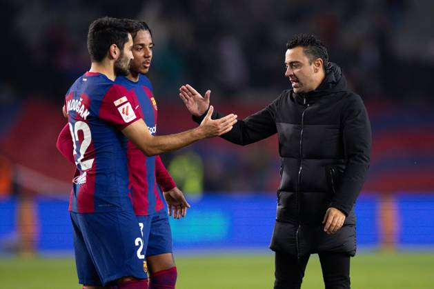FC Barcelona, Barca v Atletico de Madrid: LaLiga BARCELONA, SPAIN - DEC 3: Xavi Hernandez of FC Barcelona (R) during the Spanish La Liga league football match between FC Barcelona vs Atletico de Madrid at the Lluis Companys stadium in Barcelona, Spain on December 3, 2023. Catalonia Spain. Editorial use only. Please get in touch for any other usage. Copyright: x2025xAnadoluxAdriaxPuigx