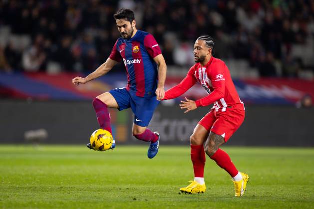 FC Barcelona, Barca v Atletico de Madrid: LaLiga BARCELONA, SPAIN - DEC 3: Ilkay Gundogan of FC Barcelona in action during the Spanish La Liga league football match between FC Barcelona vs Atletico de Madrid at the Lluis Companys stadium in Barcelona, Spain on December 3, 2023. Catalonia Spain. Editorial use only. Please get in touch for any other usage. Copyright: x2025xAnadoluxAdriaxPuigx