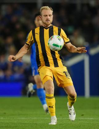 Ryan Croasdale of Port Vale Birmingham City v Port Vale, EFL Carabao Cup, Second Round, Football, St. Andrew s @ Knighthead Park, Birmingham, UK - 26 Aug 2025Birmingham St. Andrew s @ Knighthead Park United Kingdom EDITORIAL USE ONLY No use with unauthorised audio, video, data, fixture lists, club league logos or live services. Online in-match use limited to 120 images, no video emulation. No use in betting, games or single club league player publications. Copyright: xJoexToth Shutterstockx 15455831bl