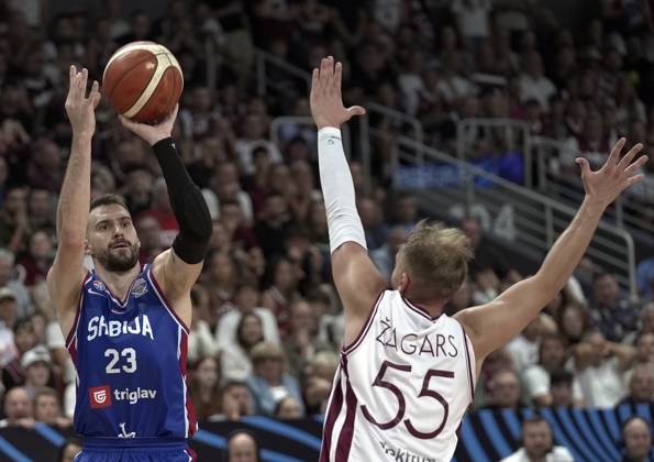 EuroBasket, Basketball EM, Latvia - Serbia