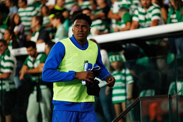 Samu Aghehowa seen during Liga Portugal game between teams of Sporting CP and FC Porto (Maciej Rogowski Ball Raw Images) Lisbon Estadio Jose Alvalade Portugal Copyright: xMaciejxRogowskix scpfcp2526-042
