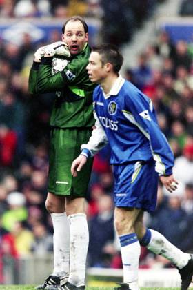 990307 Football, Premier League, Manchester United Chelsea, 0 0 Ed De Grey, Chelsea goalkeeper Copyright: BILDBYRAN BB990307BB052
