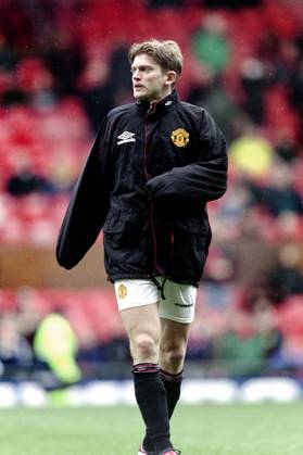 990307 Football, Premier League, Manchester United Chelsea, 0 0 Jesper Blomqvist, Manchester United Copyright: BILDBYRAN BB990307BB055