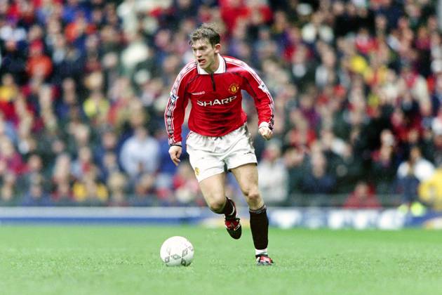 990307 Football, Premier League, Manchester United Chelsea, 0 0 Jesper Blomqvist, Manchester United Copyright: BILDBYRAN BB990307BB060