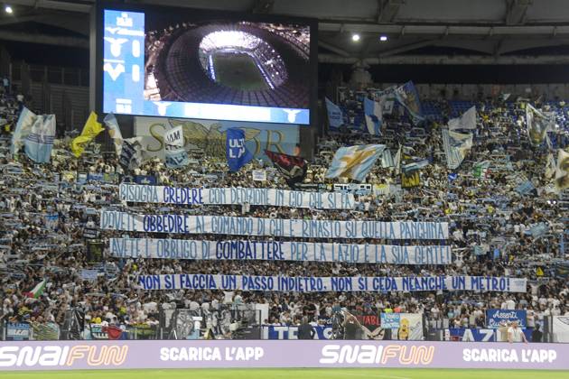 Lazio supporter during the Serie A Enilive soccer match between SS Lazio and Hellas Verona at the Rome s Olympic stadium, Italy - Sunday, August 31, 2025. - Soccer. Copyright: xFabrizioxCorradetti LaPressex
