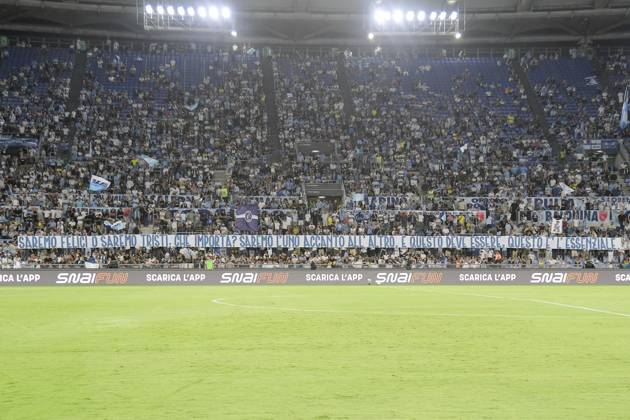 Lazio supporter during the Serie A Enilive soccer match between SS Lazio and Hellas Verona at the Rome s Olympic stadium, Italy - Sunday, August 31, 2025. - Soccer. Copyright: xFabrizioxCorradetti LaPressex
