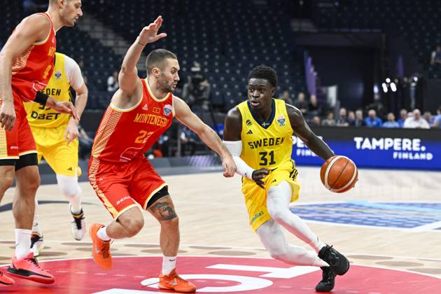 EuroBasket, Basketball EM, Sweden - Montenegro