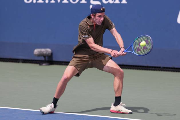 Niels McDonald GER , Boys Singles, Boys Singles US Open Championships 2023, USTA Billie Jean King National Tennis Center, Flushing Meadows, New York, USA Copyright: xJuergenxHasenkopfx