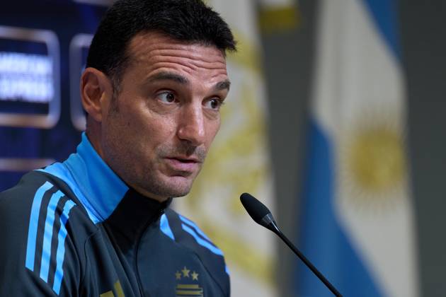 Football, Argentina national team Press conference ahead of what could be Messis last home game