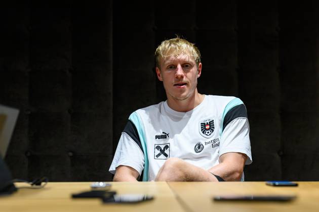Football, World Cup qualifiers, Austrian national team, Press conference