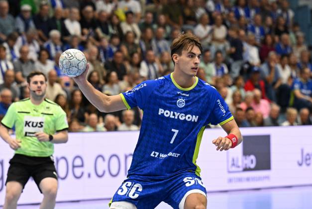 Solo picture Julian Koester VfL Gummersbach 7 GER, VfL Gummersbach vs MT Melsungen, Handball, Daikin 1 Bundesliga, 2 Matchday, Season 2025 2026, 04 09 2025 GER, VfL Gummersbach vs MT Melsungen, Handball, Daikin 1 Bundesliga, 2 Matchday, Season 2025 2026, 04 09 2025 Gummersbach Copyright: xEibner-Pressefoto JuergenxAugstx EP_JAT