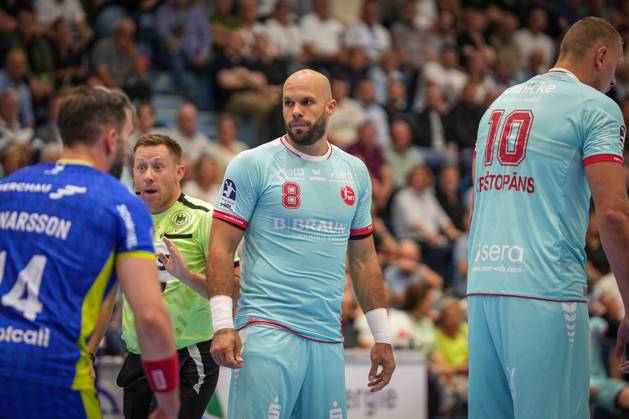 Daikin Handball Bundesliga, VfL Gummersbach MT Melsungen, 03 09 2025 Adrian Sipos MT Melsungen, 8 , Daikin Handball Bundesliga, VfL Gummersbach MT Melsungen, 03 09 2025, Schwalbe Arena, Gummersbach, Germany Copyright: xBEAUTIFULxSPORTS Henrichsx