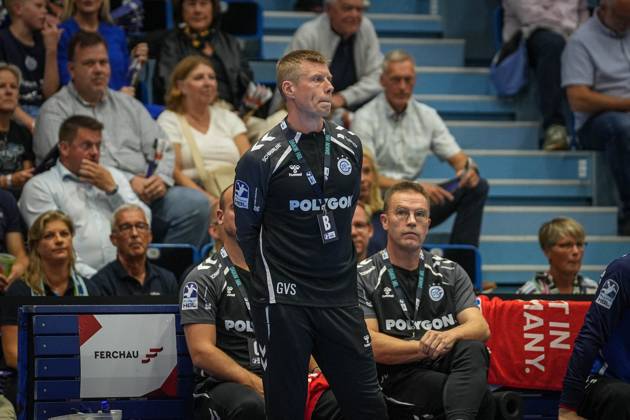 Daikin Handball Bundesliga, VfL Gummersbach MT Melsungen, 03 09 2025 Coach Guðjón Valur Sigurðsson VfL Gummersbach , Daikin Handball Bundesliga, VfL Gummersbach MT Melsungen, 03 09 2025, Schwalbe Arena, Gummersbach, Germany Copyright: xBEAUTIFULxSPORTS Henrichsx