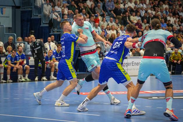 Daikin Handball Bundesliga, VfL Gummersbach MT Melsungen, 03 09 2025 Dainis Kristopans MT Melsungen, 10 , Daikin Handball Bundesliga, VfL Gummersbach MT Melsungen, 03 09 2025, Schwalbe Arena, Gummersbach, Germany Copyright: xBEAUTIFULxSPORTS Henrichsx
