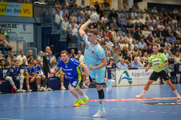 Daikin Handball Bundesliga, VfL Gummersbach MT Melsungen, 03 09 2025 Florian Drosten MT Melsungen, 18 , Daikin Handball Bundesliga, VfL Gummersbach MT Melsungen, 03 09 2025, Schwalbe Arena, Gummersbach, Germany Copyright: xBEAUTIFULxSPORTS Henrichsx
