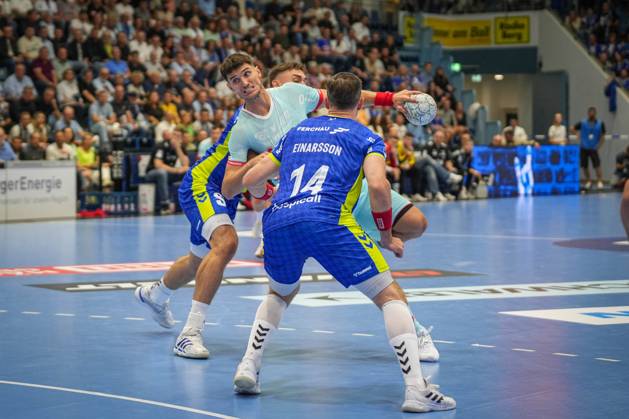 Daikin Handball Bundesliga, VfL Gummersbach MT Melsungen, 03 09 2025 Nikolaj Enderleit MT Melsungen, 4 , Daikin Handball Bundesliga, VfL Gummersbach MT Melsungen, 03 09 2025, Schwalbe Arena, Gummersbach, Germany Copyright: xBEAUTIFULxSPORTS Henrichsx