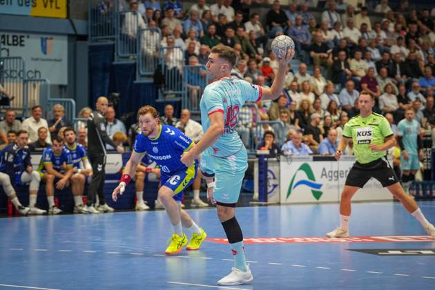Daikin Handball Bundesliga, VfL Gummersbach MT Melsungen, 03 09 2025 Florian Drosten MT Melsungen, 18 , Daikin Handball Bundesliga, VfL Gummersbach MT Melsungen, 03 09 2025, Schwalbe Arena, Gummersbach, Germany Copyright: xBEAUTIFULxSPORTS Henrichsx