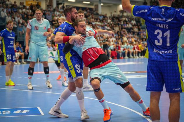 Daikin Handball Bundesliga, VfL Gummersbach MT Melsungen, 03 09 2025 Olle Forsell Schefvert MT Melsungen, 25 , Daikin Handball Bundesliga, VfL Gummersbach MT Melsungen, 03 09 2025, Schwalbe Arena, Gummersbach, Germany Copyright: xBEAUTIFULxSPORTS Henrichsx