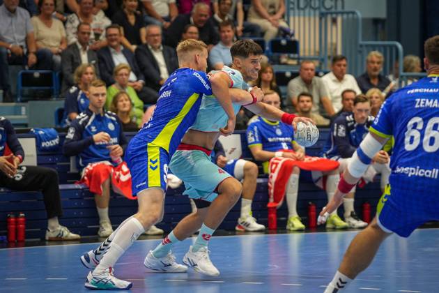 Daikin Handball Bundesliga, VfL Gummersbach MT Melsungen, 03 09 2025 Nikolaj Enderleit MT Melsungen, 4 , Daikin Handball Bundesliga, VfL Gummersbach MT Melsungen, 03 09 2025, Schwalbe Arena, Gummersbach, Germany Copyright: xBEAUTIFULxSPORTS Henrichsx