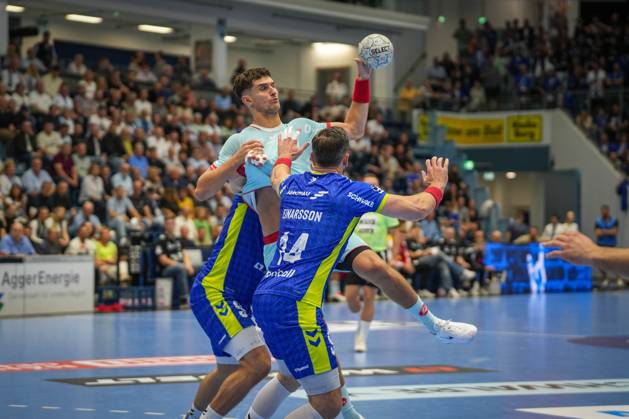 Daikin Handball Bundesliga, VfL Gummersbach MT Melsungen, 03 09 2025 Nikolaj Enderleit MT Melsungen, 4 , Daikin Handball Bundesliga, VfL Gummersbach MT Melsungen, 03 09 2025, Schwalbe Arena, Gummersbach, Germany Copyright: xBEAUTIFULxSPORTS Henrichsx