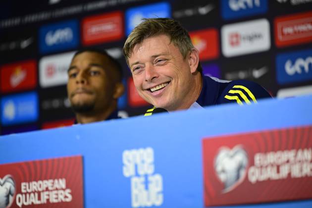 Football, World Cup qualifiers, Sweden national team, Press conference