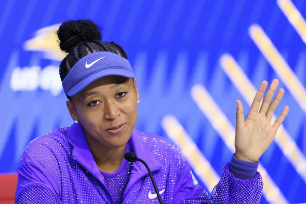 September 5, 2025, Flushing Meadows, New York, USA: Naomi Osaka attends a press conference, PK, Pressekonferenz after losing her match against Amanda Anisimova on Day 12 of the 2025 US Open at USTA Billie Jean King National Tennis Center on Friday September 5, 2025 in the Flushing neighborhood of the Queens borough of New York City. JAVIER ROJAS PI Flushing Meadows USA - ZUMAp124 20250905_zaa_p124_019 Copyright: xJavierxRojasx