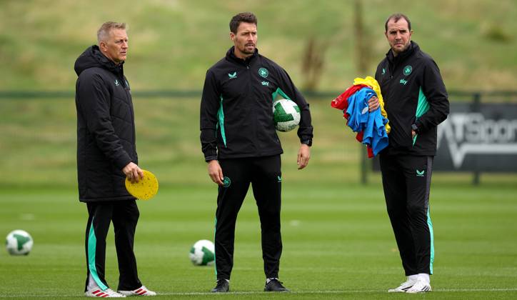 Football, World Cup qualifiers, Ireland national team, Training