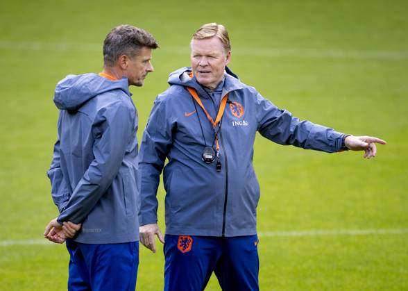 Football, World Cup qualifiers, Netherlands national team, Training